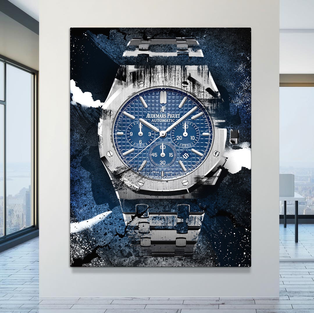 Audemars Piguet  OAK アートブック英語版 Audemars Piguet Royal Oak XIV - Luxury Watch Artwork, Canvas Wall