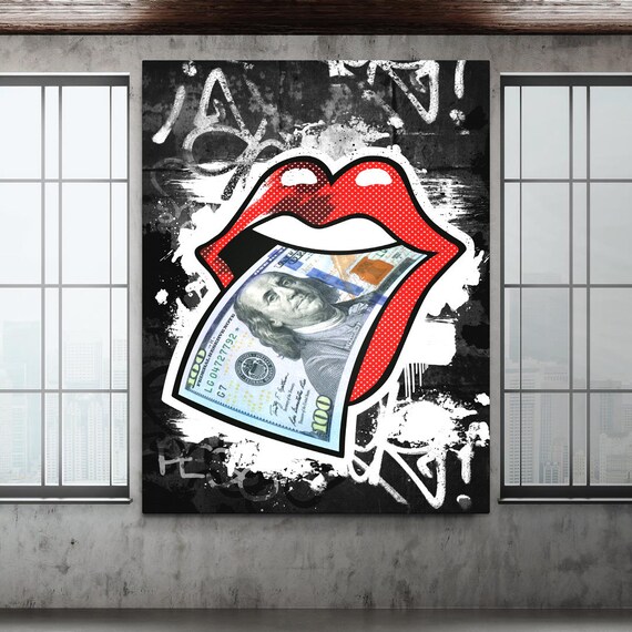 Rollingstones Money Talks Canvas Art Printable Wall - Inspirational Canvas Wall Art Australia Rollingstones Money Talks Canvas Art Printable Wall - Inspirational Canvas Wall Art Australia