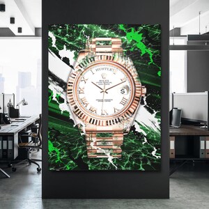 Rolex Day-Date President XIV - Luxury Watch Artwork, Canvas Wall Art, Modern Wall Art, Watch Poster, Custom Canvas Prints, Watch Art