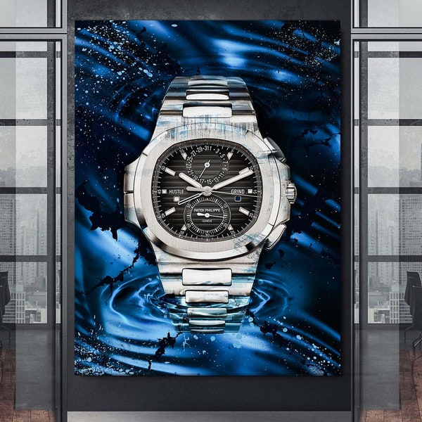 Patek Philippe Nautilus Chronograph IV - Watch Art Canvas wall art,  Wall prints, Framed wall art, Canvas print, Extra large canvas wall art