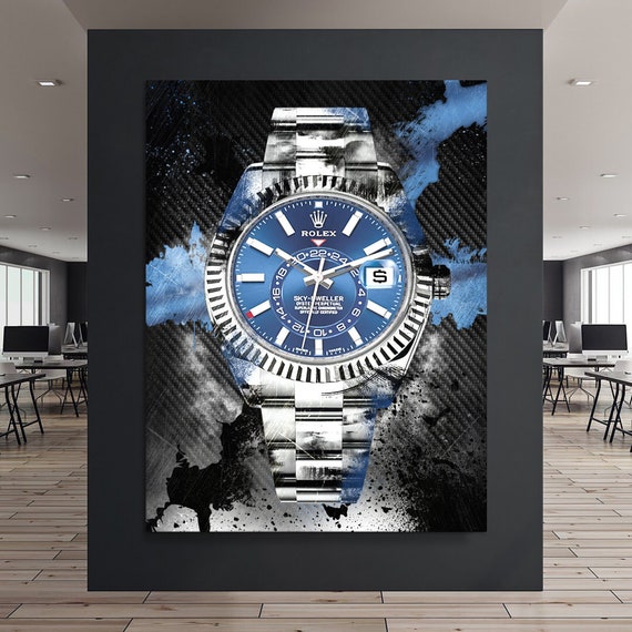 Rolex Sky Dweller X Canvas Art Printable Wall Art Large Wall Art