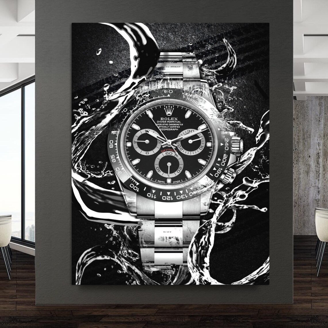 Rolex Daytona Paul Newman II Canvas wall art Wall prints Etsy