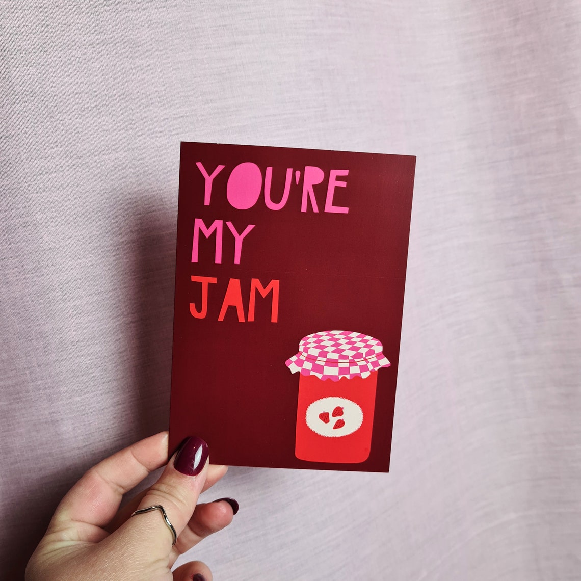 You're My Jam Greeting Card Etsy Singapore