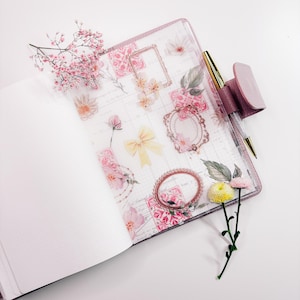 Plannerdashboard | Bloemenvelijn |  Plannerdecoratie | VELLUM | A5 ONGEPAST | 25 juni |
