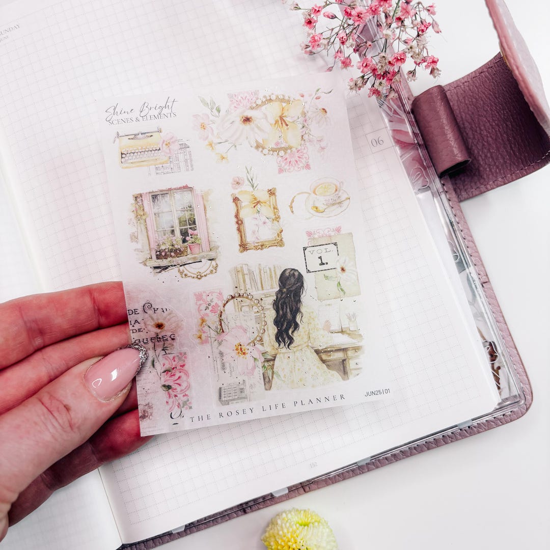 Deco Stickers | Sheet 1 | Clear Matte and Matte | June 25 Collection ...