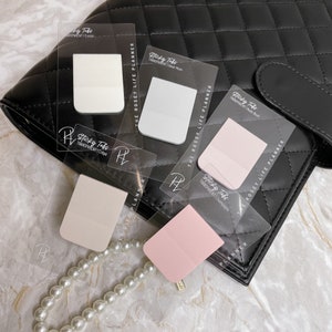 NOTE ADESIVE TRASPARENTI / Blocco note quadrato arcuato / 25 fogli / Blocco note / A5 A6 B6 Personal Pocket / Hp Half Letter Mini & Classic / 4 x 3 cm