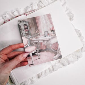 Postkarte | Shabby Chic-Kollektion | DIN A6 | Rose Gold Folie | Niedlich | Elegant | Dekorativ |