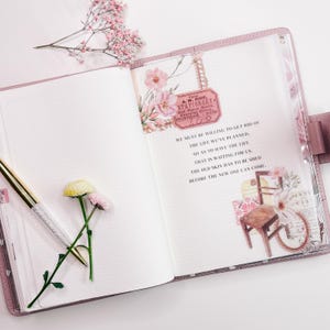 Plannerdashboard | citeer perkament |  Plannerdecoratie | VELLUM | A5 ONGEPAST | 25 juni |