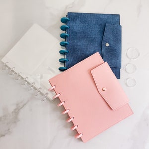 Sticker Album | sticker sheet  Storage | Functional | Planner Pouch Acrylic | Personal Pocket | HP Half Letter Mini & Classic | Pink pvc