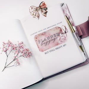Plannerdashboard | Vintage reiscollectie |  Plannerdecoratie | VELLUM | A5 ONGEPAST |