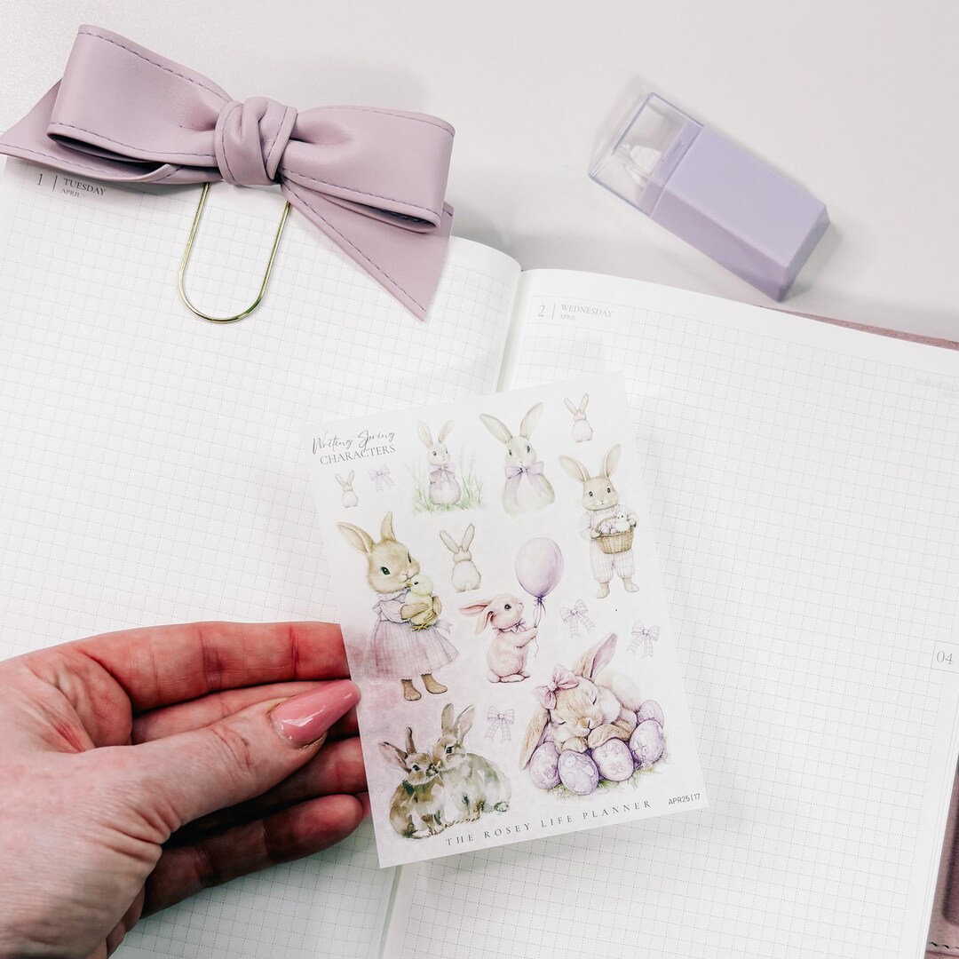 Sticker Sheet 17 | April 25 COLLECTION | Clear Matte | Deco Stickers ...