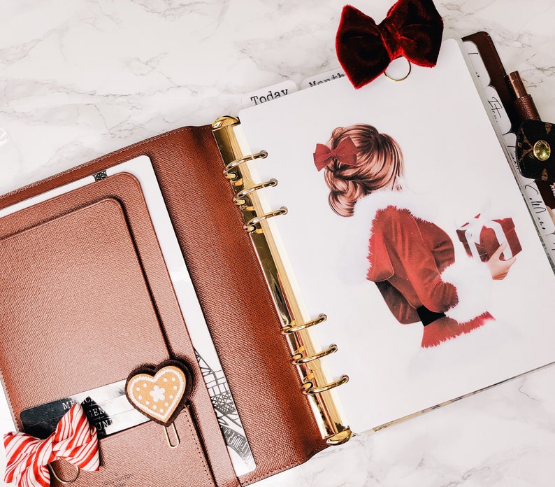 Christmas Planner Dashboardlaminatedvellum Sizes Half Letter Etsy