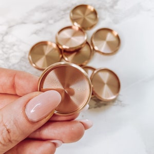 METAL PLANNER DISCS | Set of 8 | For Hp Disc Bound Planner | Lady Boss Vibes | Gold Sliver Black | Hp Half Letter Mini & Classic | Aluminium