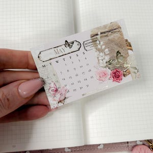 SCHEDA DI GIORNALE / 25 maggio / Segnalibro / Calendario decorativo / Segnapagina /