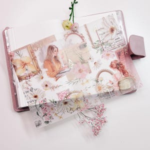 A4-decovel | Perkamenten: goudfolie | 25 juni | voor planner of boek | Plannerdecoratie | Elegant |