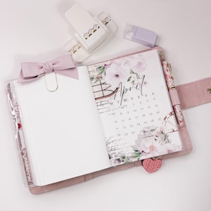 Plannerdashboard | 25 april | Perkament | A5, ongeperforeerd | Plannerdecoratie | Kalender perkament |