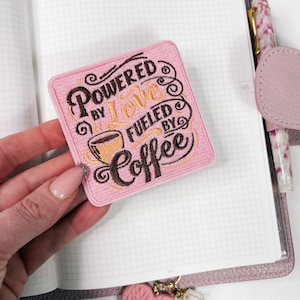 Coffee & Planning 3.0 | Iron-on Patch | Bag Decor |