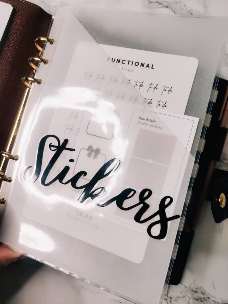 Vellum Dashboard POCKET PERSONAL A5 Size Luxury Minimalist Etsy