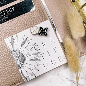 TIJDSCHRIFTKAART | Vierkant | Minimalistisch | Bladwijzer | Decoratie | Paginamarkering planner | Motiverende citaat | HP A5 A6 B6 persoonlijke zak | Hobonichi