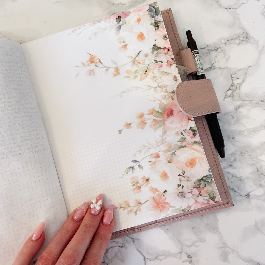 PLANNER DASHBOARD Vellum Coffee and Plan 2.0 Floral Planner Insert A5 ...