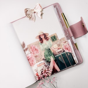 Plannerdashboard | Vintage reiscollectie |  Plannerdecoratie | VELLUM | A5 ONGEPAST |