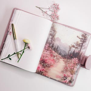 Plannerdashboard | Scène perkament |  Plannerdecoratie | VELLUM | A5 ONGEPAST | 25 juni |