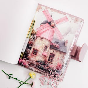 Plannerdashboard | Scène perkament |  Plannerdecoratie | VELLUM | A5 ONGEPAST | 25 juni |