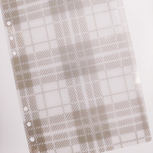 Floral Print Laminated Vellum Dashboard for Any Planner Size Etsy