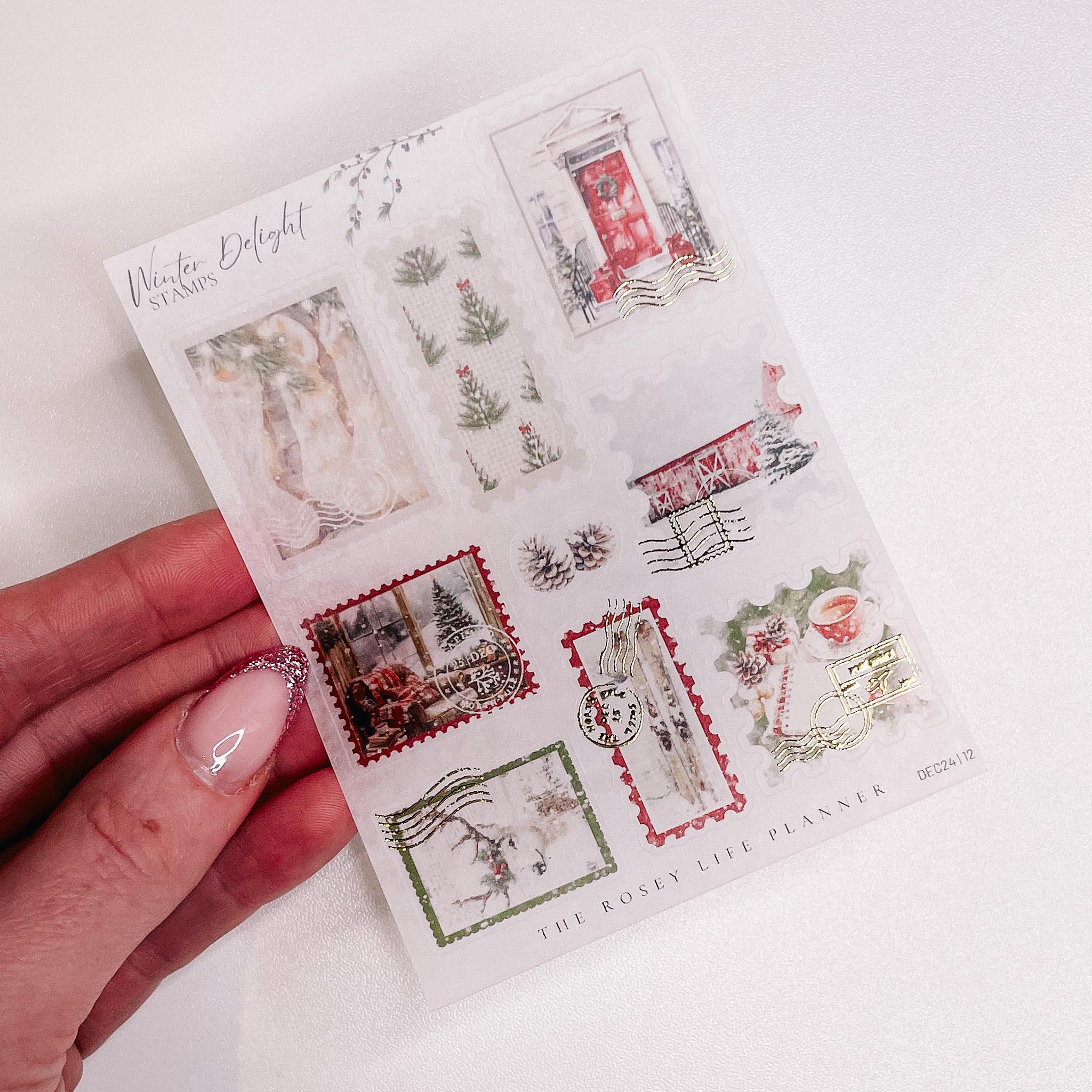 Deco Stickers | Clear Matte | Deco Sticker Sheet | Gm Mm | A5 A6 B6 ...