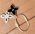 Minimalist Planner clover clip Girl Boss Lady Planner diary or Agenda Flower accessories and decoration for agendas planners notebook covers product logo