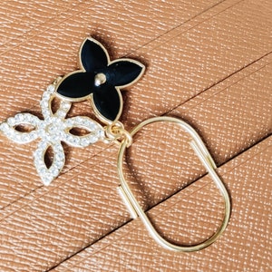 Clip minimalista per planner a forma di trifoglio, diario o agenda Girl Boss Lady, accessori floreali e decorazioni per agende, planner e copertine per quaderni.