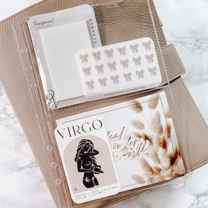 PLANNER POCKET | A5/GM | Clear Transparent Insert | Storage for Stickers, Cards, Receipts, photos | Organization Dashboard | Pvc Pouch