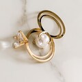 Diamond or Pearl Ring Bookmark | Gold Metal Planner Clip product logo