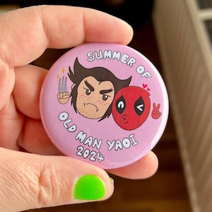 Summer of Old Man Yaoi , Commemorative Poolverine Deadclaws BADGE , 58mm Badge