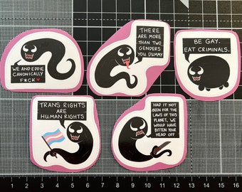 Venom Noodle Hot Takes - PART 2 - INDIVIDUAL Stickers - Symbrock - Veddie