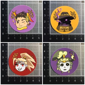 Hades Game Unofficial Character Stickers 45mm diameter vinyl sticker image 10