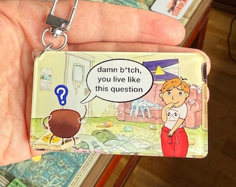 damn bitch you live like this question , Project Hail Mary Double Sided Acrylic Keychain