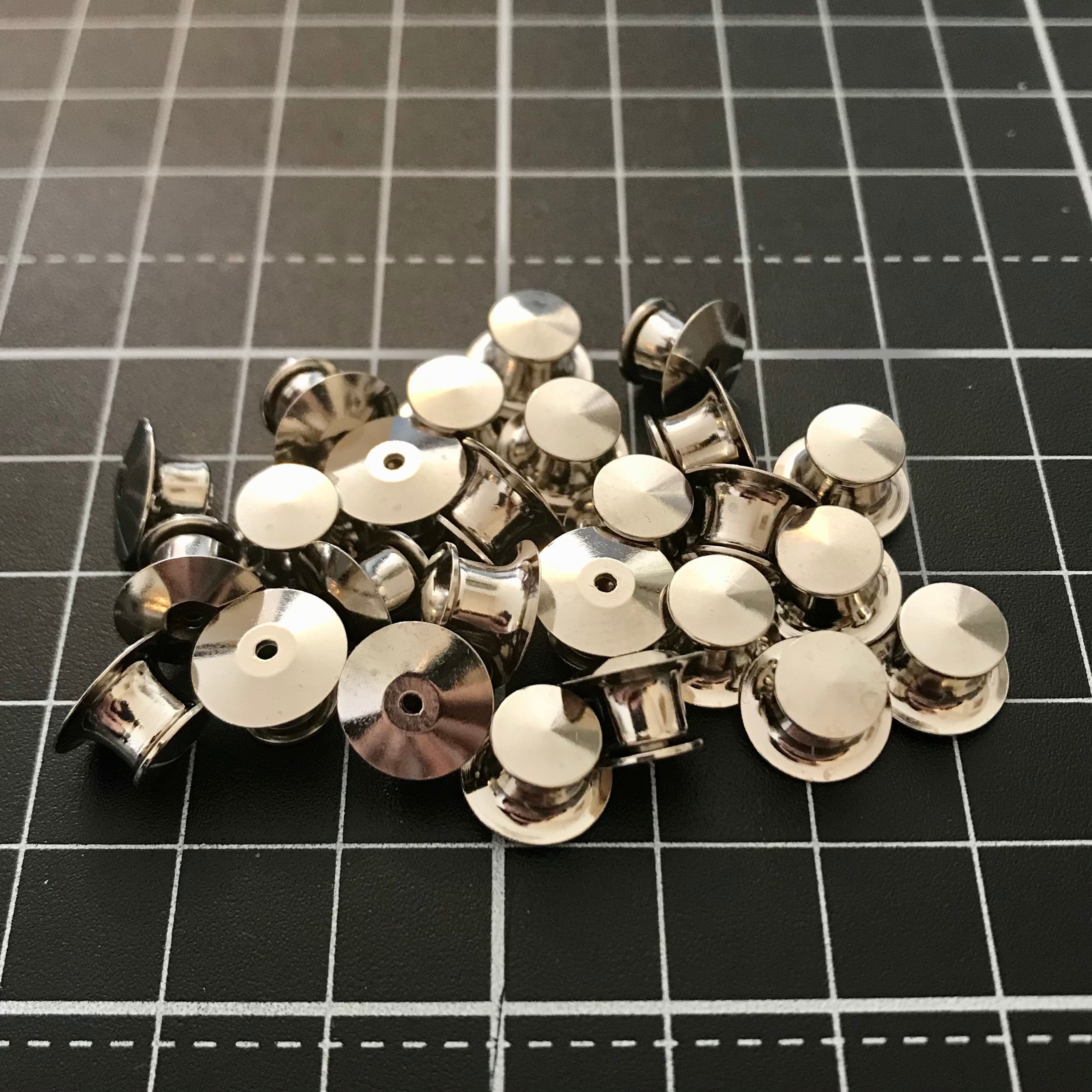 Locking Pin Backs - 12 Pack
