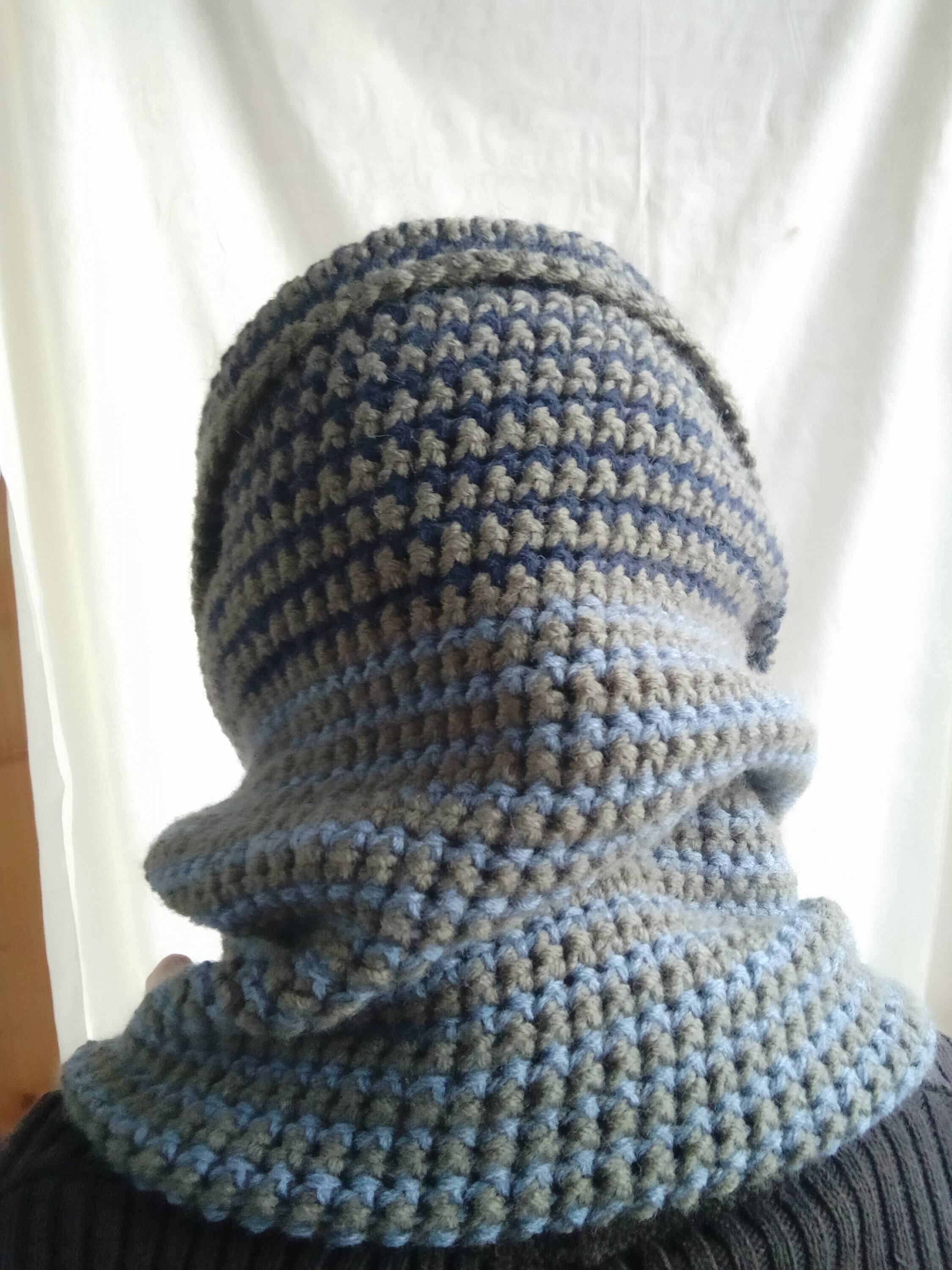 Scarf face mask pattern neck gaiter scarf hood snood Etsy