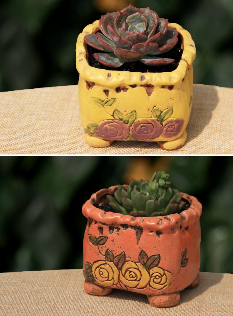 Small Plant PotsCeramic Plant PotsSucculent PotCeramic Planter PotSucculent PlanterPlant PotsPottery PotClay PotP34
