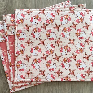 Project bag for cross stitch, needlepoint, embroidery, vinyl front storage bag, organizer