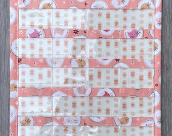 Embroidery floss organizer, bobbin organizer, thread keeper, thread organizer, cross stitch, needlepoint, embroidery