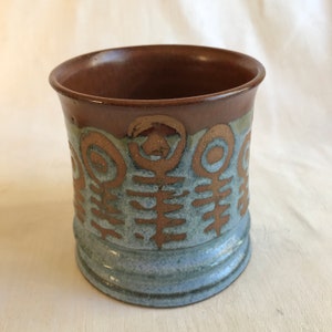 Vintage Mid-Century Modern Studio Pottery Pot by Judith Wilkins image 3