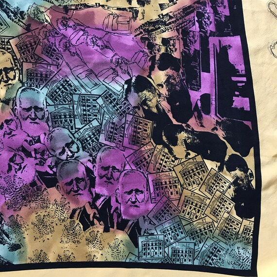 Rare George Bernard Shaw Festival Silk Scarf View 3