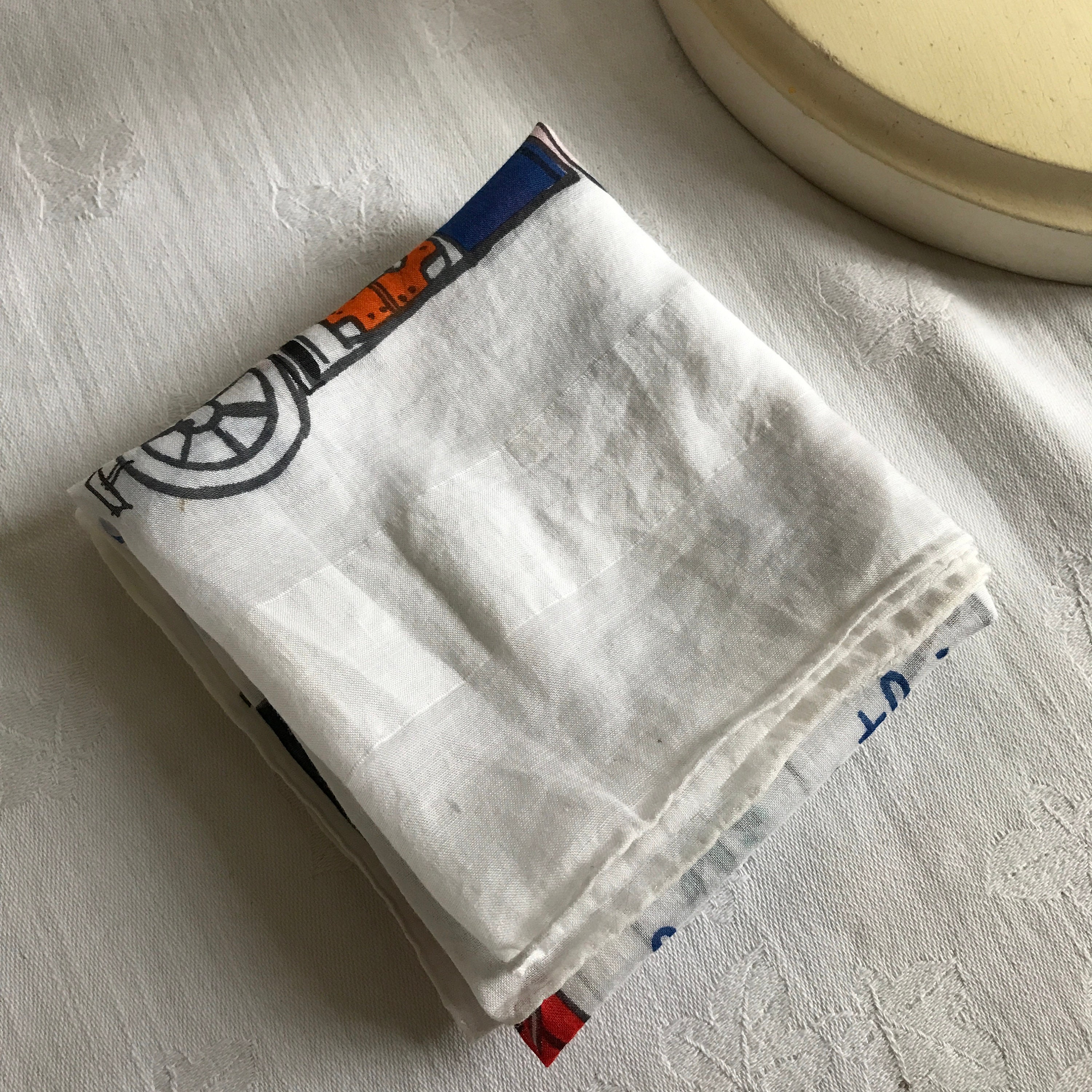 Vintage London Souvenir Cotton Handkerchief or Neck Scarf by Kreier Etsy