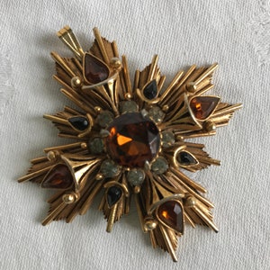 Vintage 1950's Florenza Maltese Cross Pendant