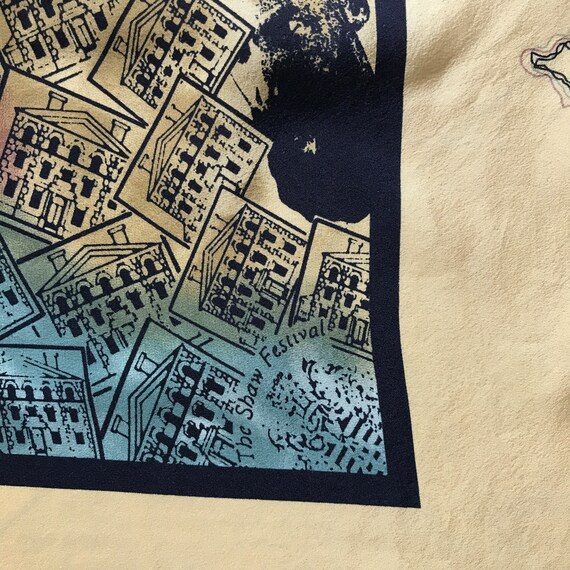 Rare George Bernard Shaw Festival Silk Scarf View 5
