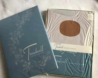 Vintage 1940's NIB Treadwell Seamless Stockings, 6 pair