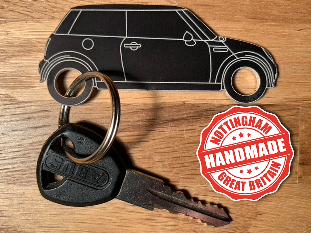 MINI Cooper S Matte Black Anodised Aluminium Car Keyring - Etsy