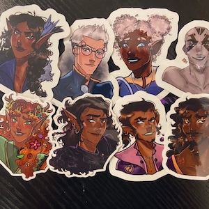 Vox Machina Stickers